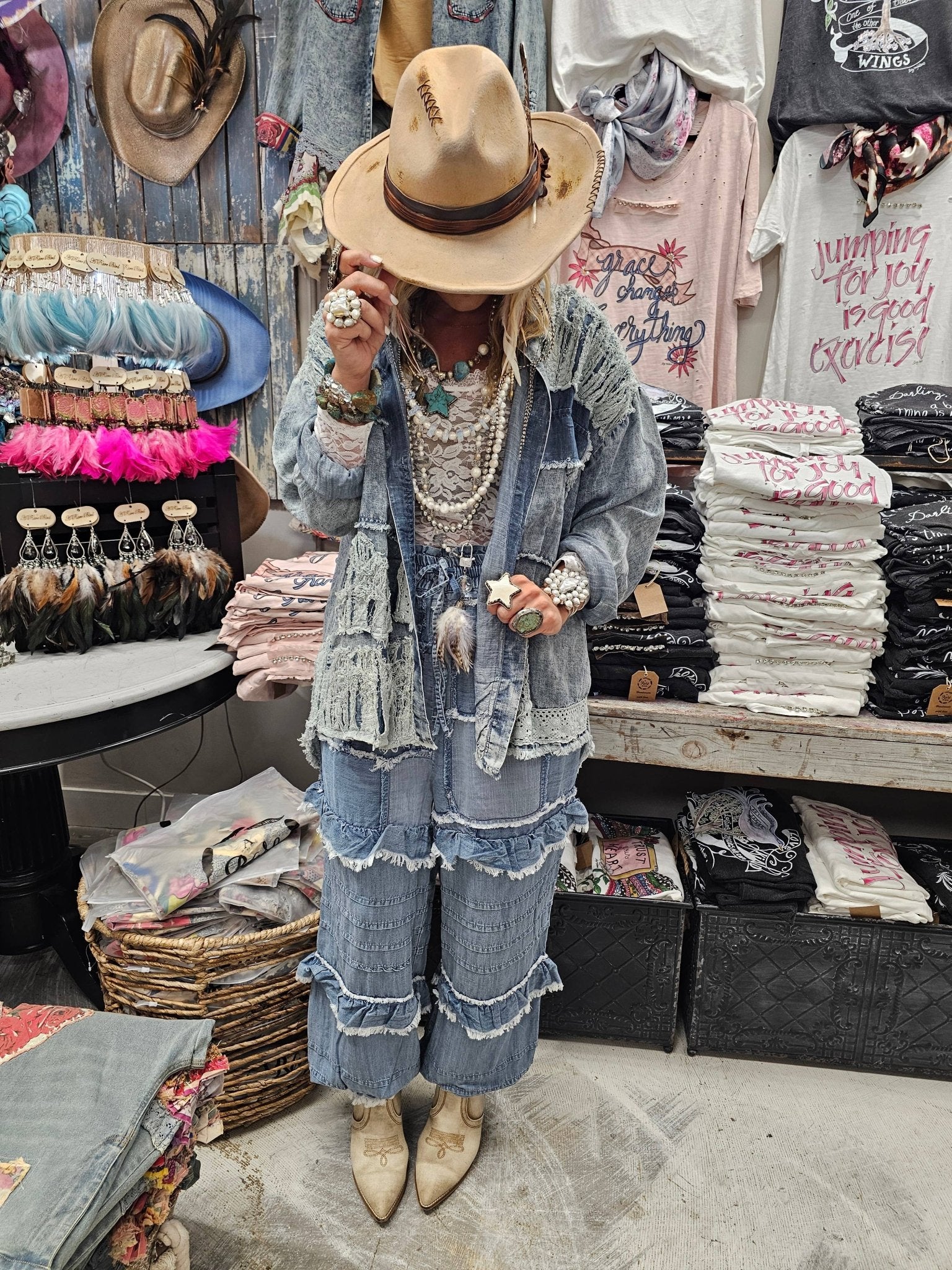 Let’s Vibe Tencel Bloomers - ivyandlavyboutique A Rare Bird Shop