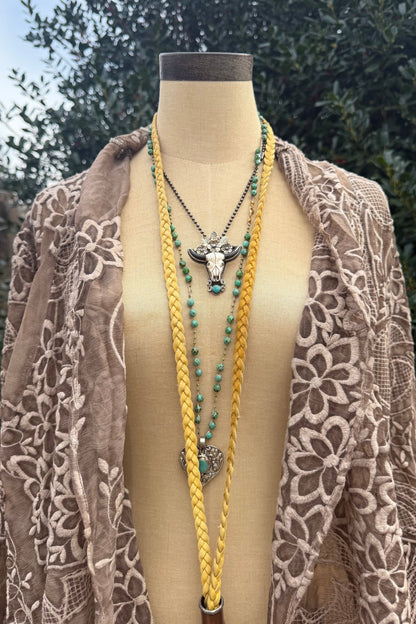 Lil Stunner Skull Necklace - ivyandlavyboutique ivyandlavyboutique