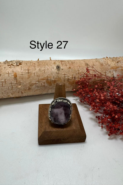 Lil Stunner Stone Ring - ivyandlavyboutique ivyandlavyboutique