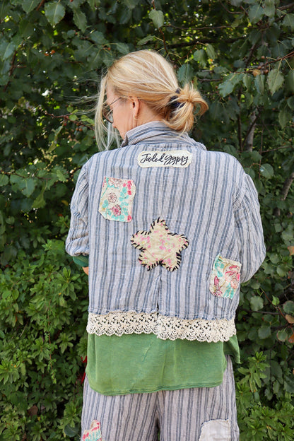 Lined Up Jacket - ivyandlavyboutique Jaded Gypsy