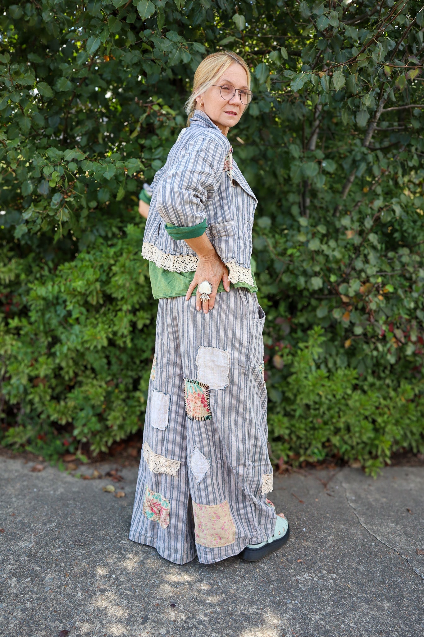 Lined Up Trouser Pants - ivyandlavyboutique Jaded Gypsy