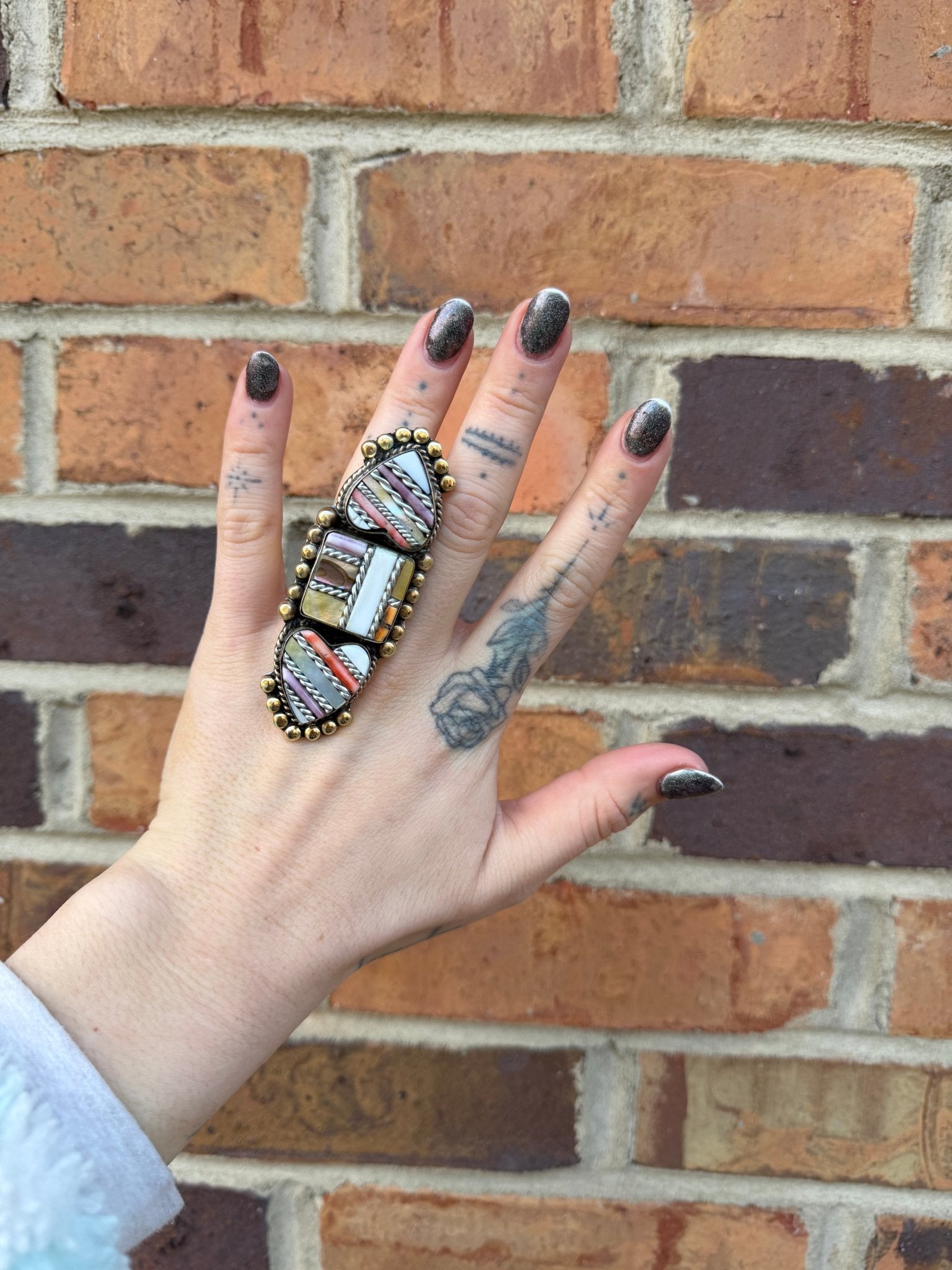 Lines & Heart Abstract Rings - ivyandlavyboutique ivyandlavyboutique