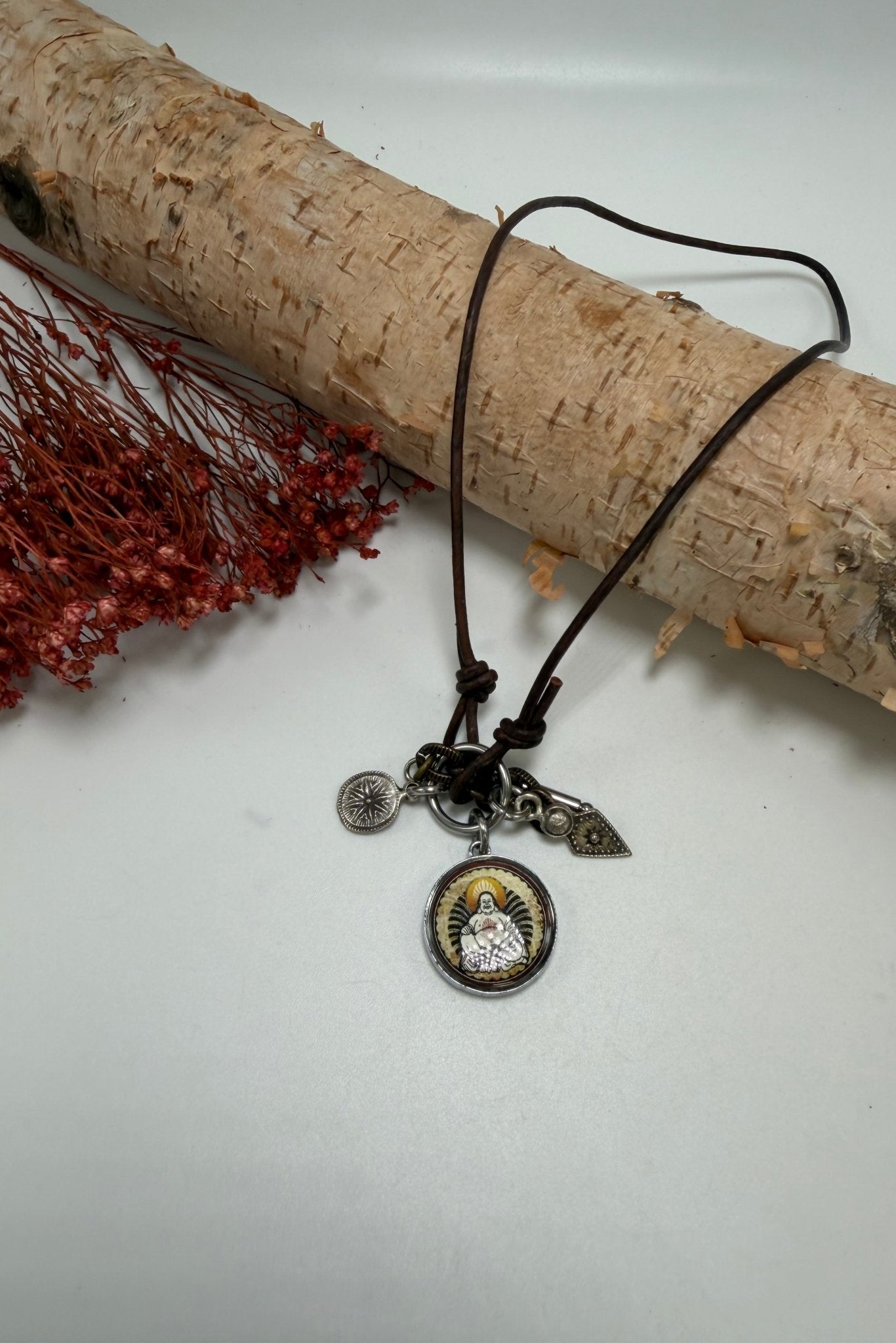 Little Buddha Charm Necklace - ivyandlavyboutique ivyandlavyboutique