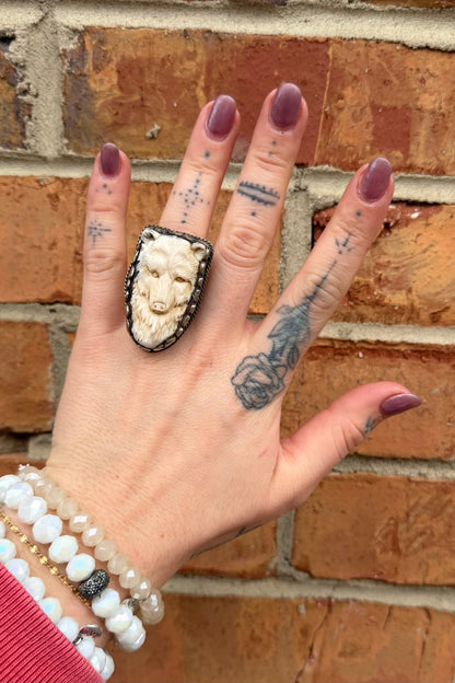 Lone Wolf Ring - ivyandlavyboutique ivyandlavyboutique
