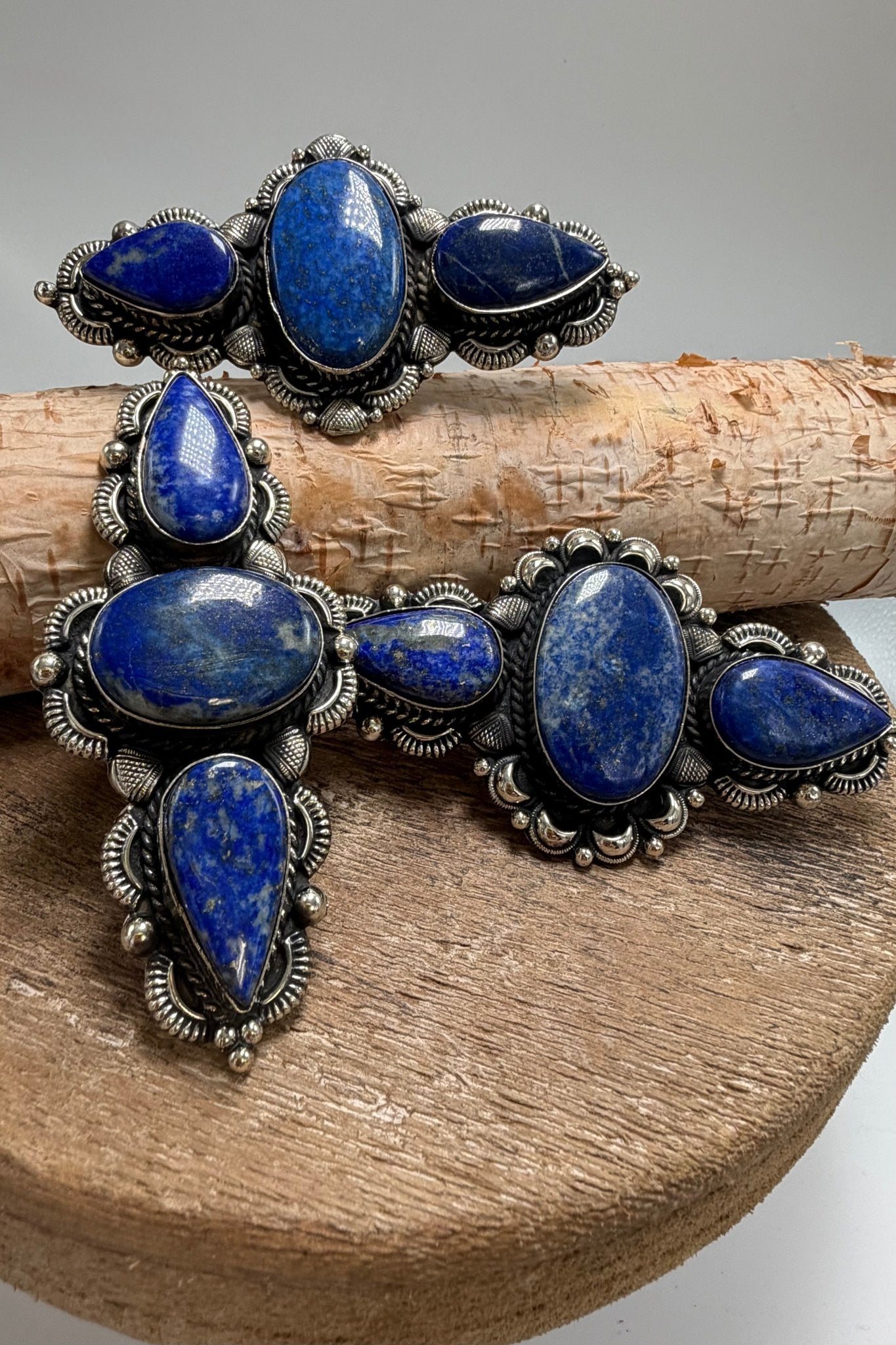 Long Lapis Statement Ring - ivyandlavyboutique ivyandlavyboutique