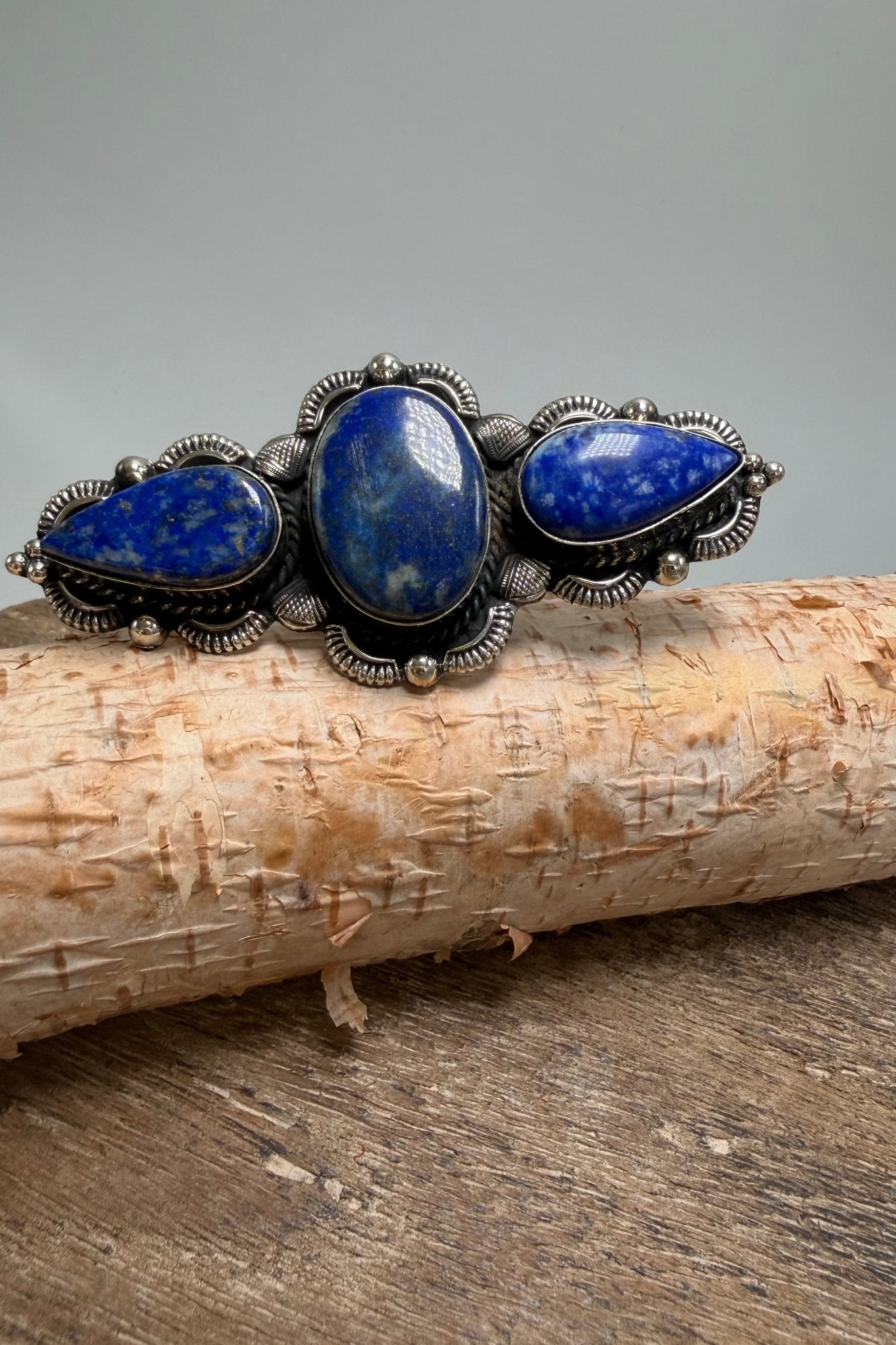 Long Lapis Statement Ring - ivyandlavyboutique ivyandlavyboutique