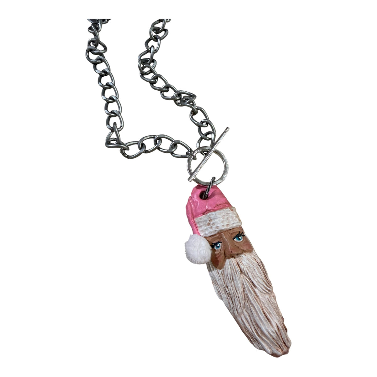Long Santa Necklace - Boho Wanderlust Boutique Art by Amy