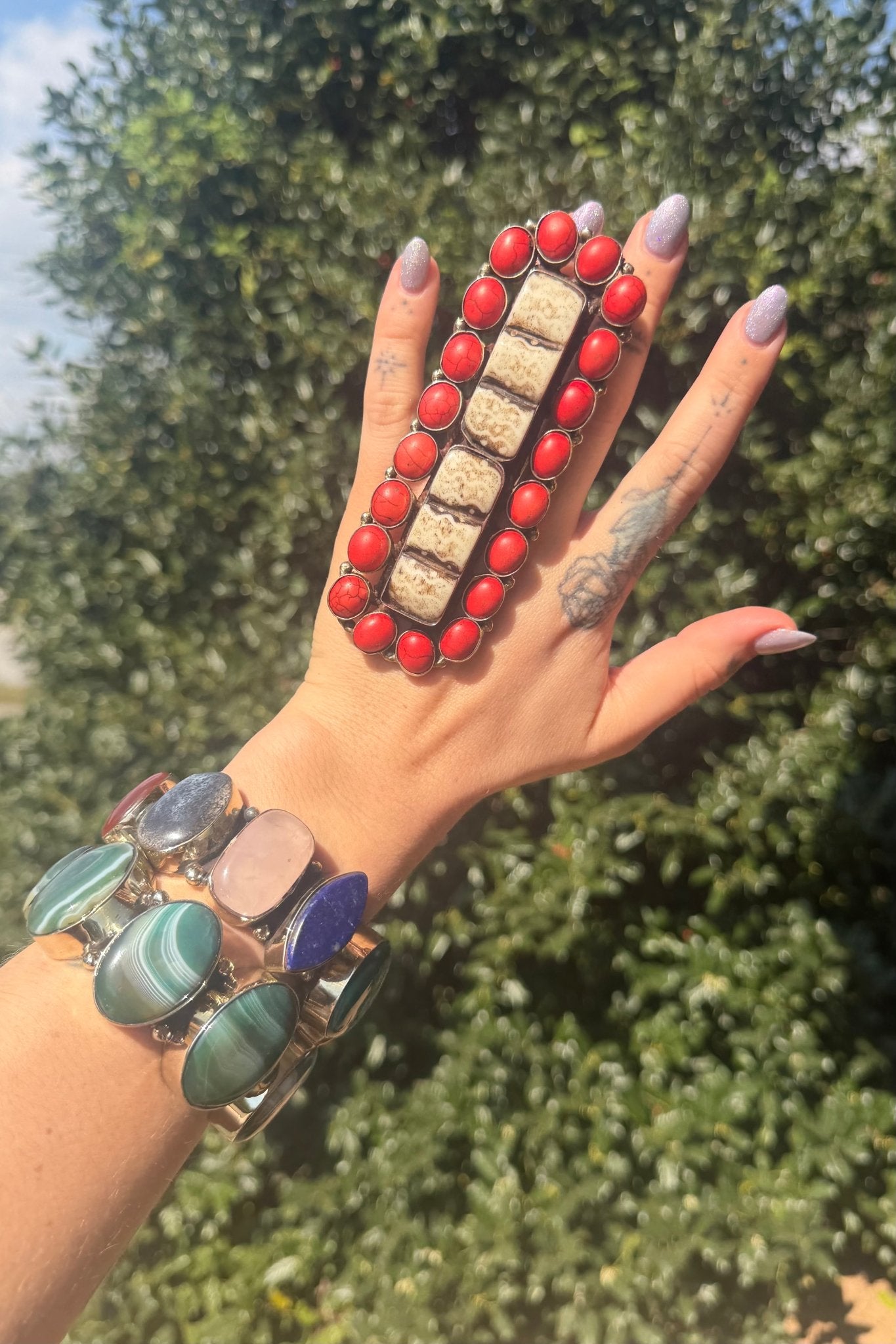 Long Statement Stunner Ring - ivyandlavyboutique ivyandlavyboutique