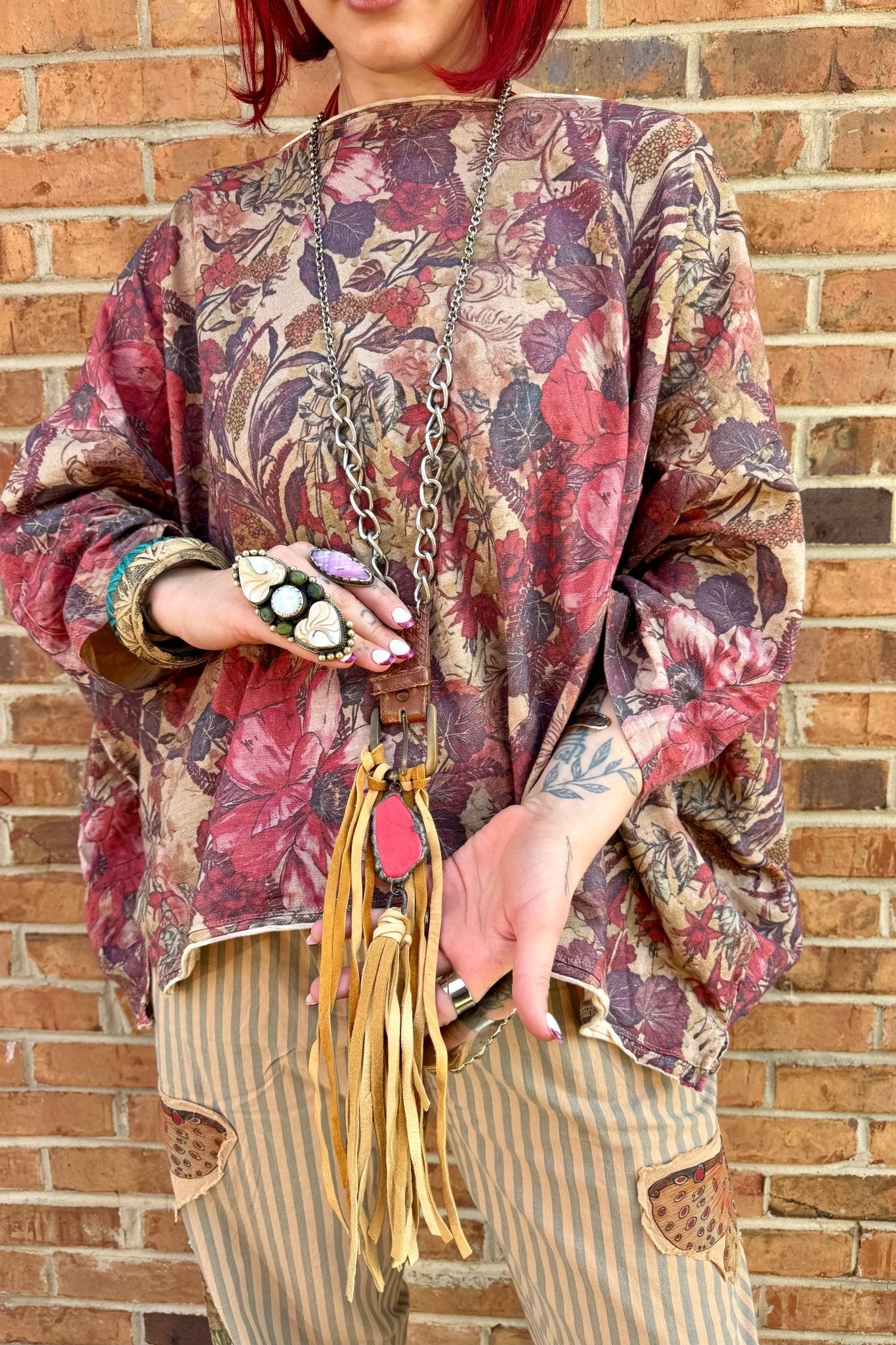 Long Tassel Leather Belt Buckle Necklace - ivyandlavyboutique ivyandlavyboutique