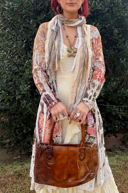 LONG VELVET DUSTER CARDIGAN Howdy - ivyandlavyboutique Origami Apparel ~ Lace and Crochet inspired