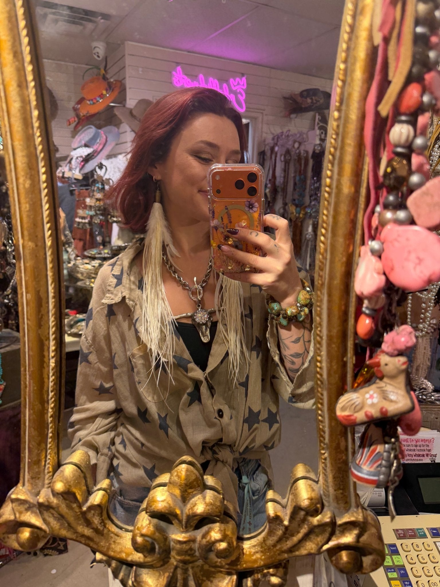 Longhorn w/ Sparkle - ivyandlavyboutique Art by Amy