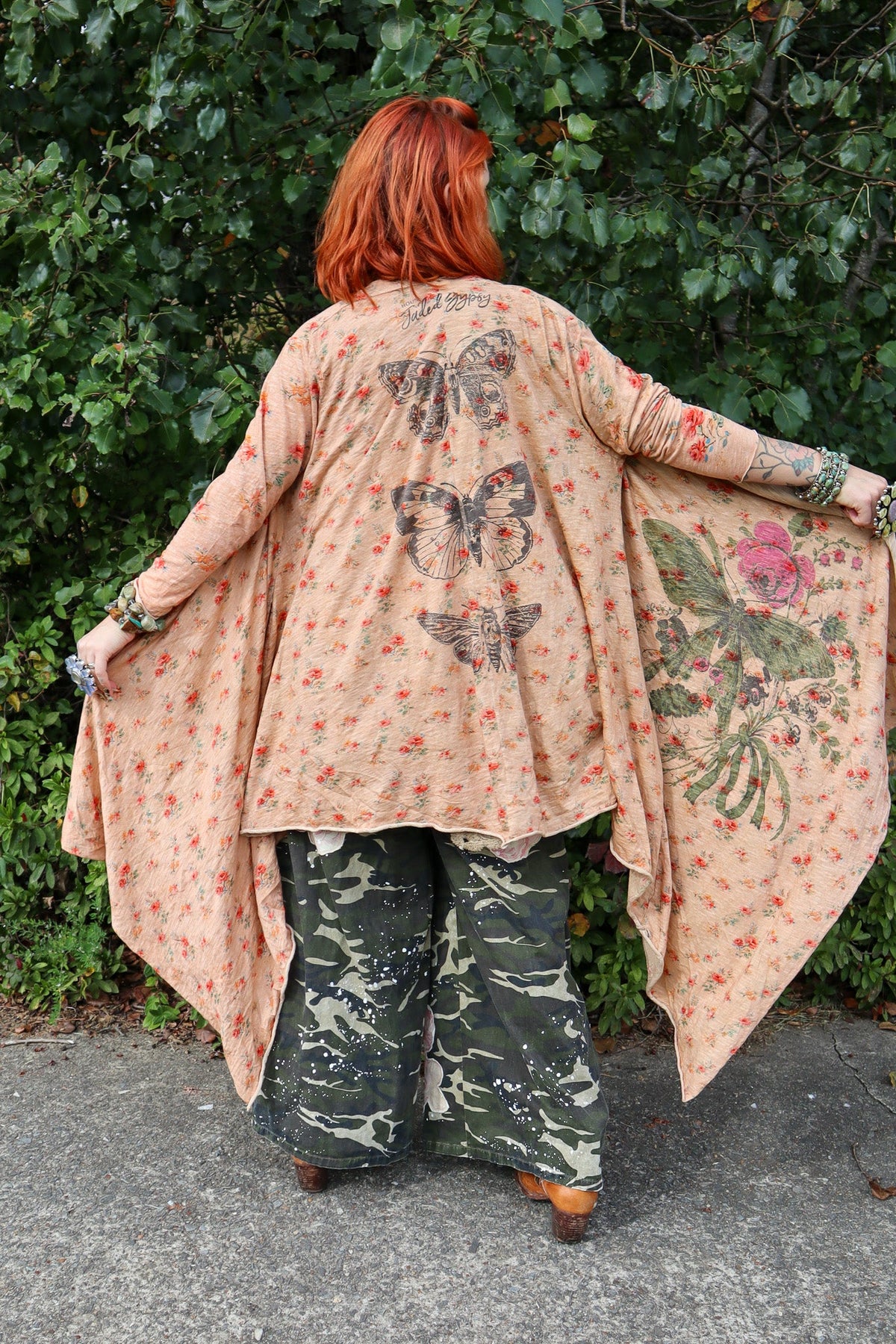 Loose Ends Cardigan in Peaceful Garden - ivyandlavyboutique Jaded Gypsy
