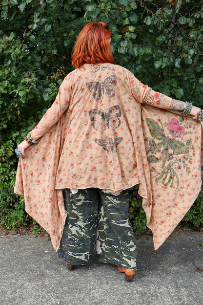 Loose Ends Cardigan in Peaceful Garden - ivyandlavyboutique Jaded Gypsy