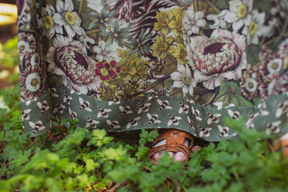 Love Grows Wild Bohéme Slip Dress With Bees - ivyandlavyboutique Market of Stars