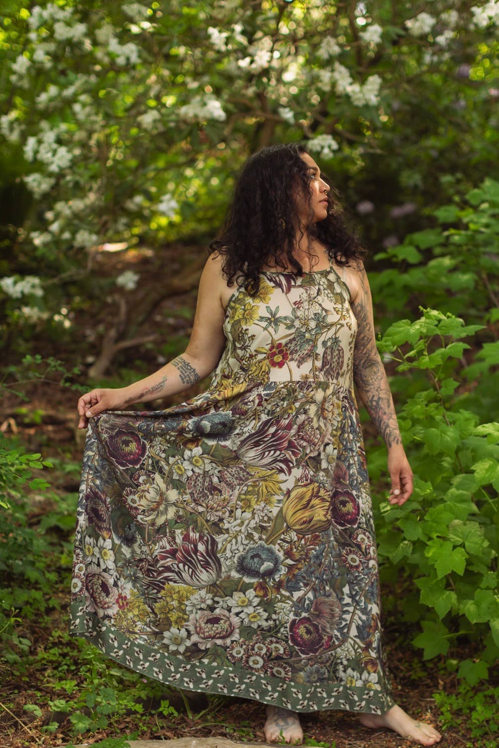 Love Grows Wild Bohéme Slip Dress With Bees - ivyandlavyboutique Market of Stars