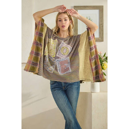 LOVE PATCHWORK in Olive - ivyandlavyboutique Oli&Hali