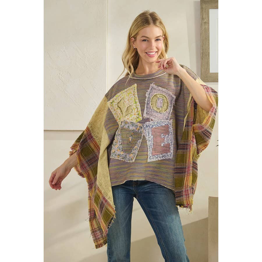 LOVE PATCHWORK in Olive - ivyandlavyboutique Oli&Hali