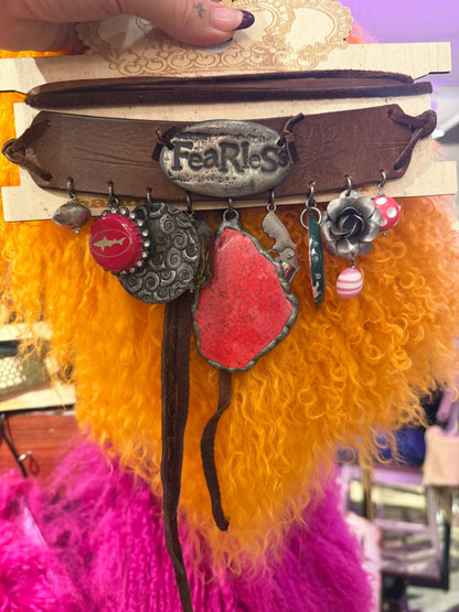 Madness Choker - ivyandlavyboutique Art by Amy