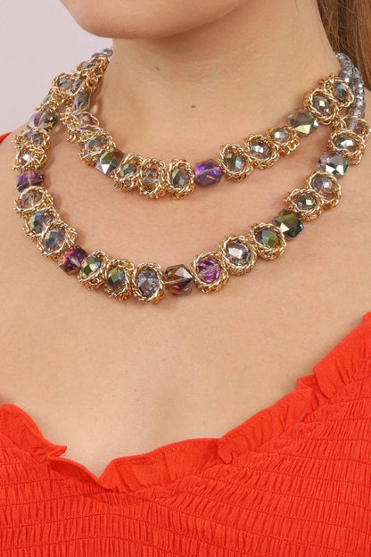 Mae Necklace - Multi - ivyandlavyboutique Eye Candy Los Angeles