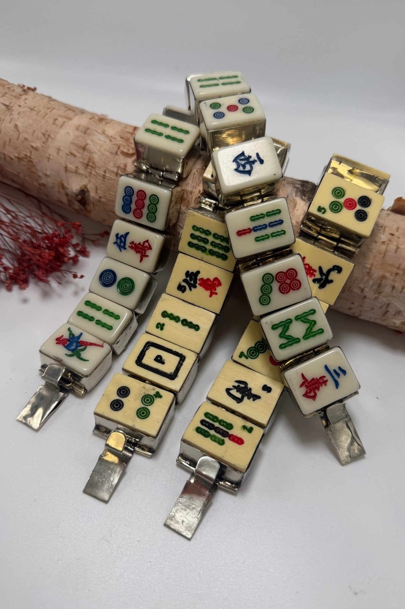 Mahjong Tiles Bracelet - ivyandlavyboutique ivyandlavyboutique