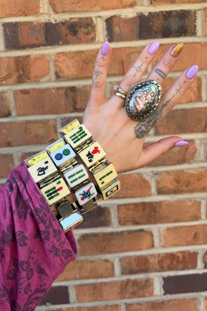 Mahjong Tiles Bracelet - ivyandlavyboutique ivyandlavyboutique