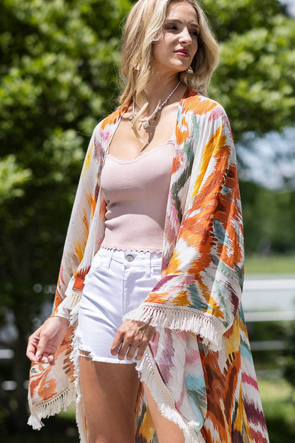 Malibu Sunset Kimono - ivyandlavyboutique Urbanista