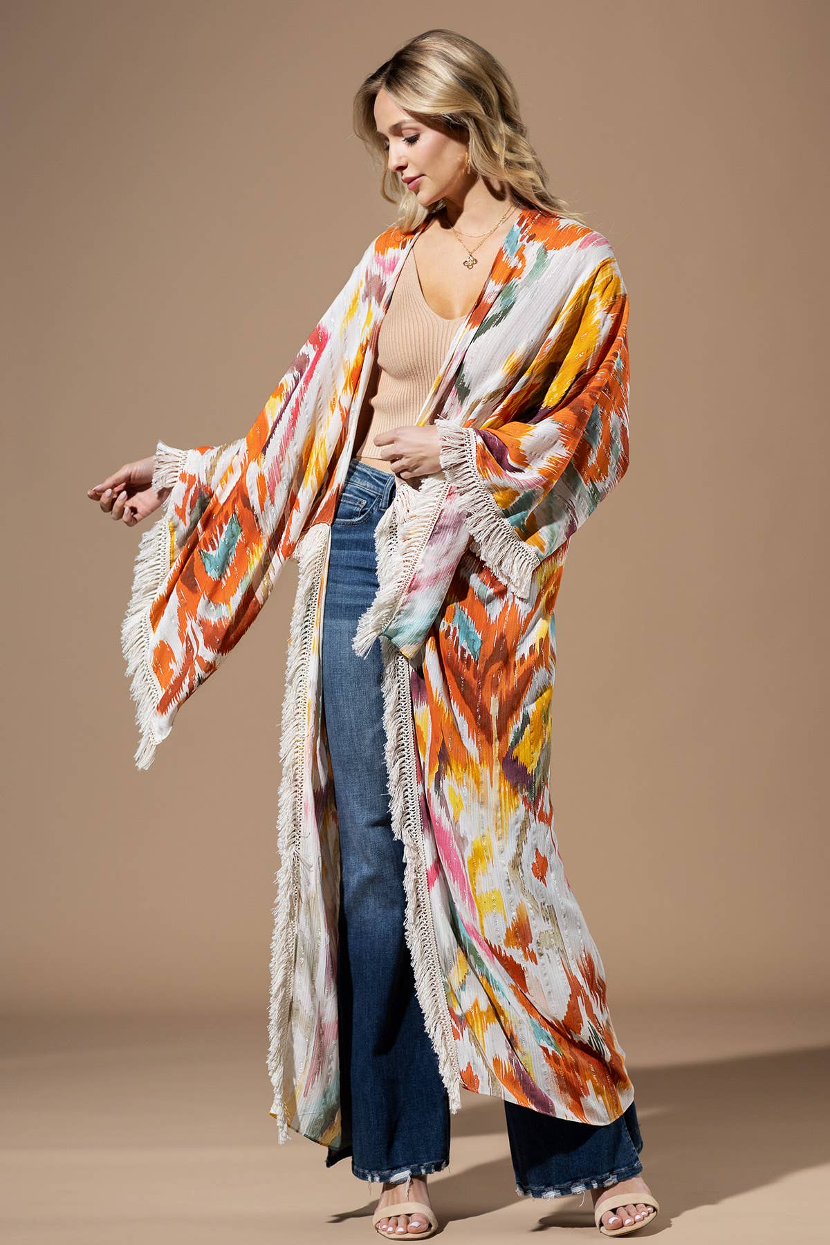 Malibu Sunset Kimono - ivyandlavyboutique Urbanista