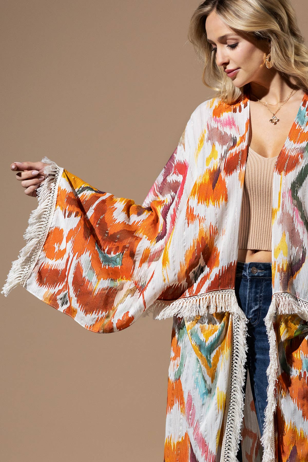 Malibu Sunset Kimono - ivyandlavyboutique Urbanista
