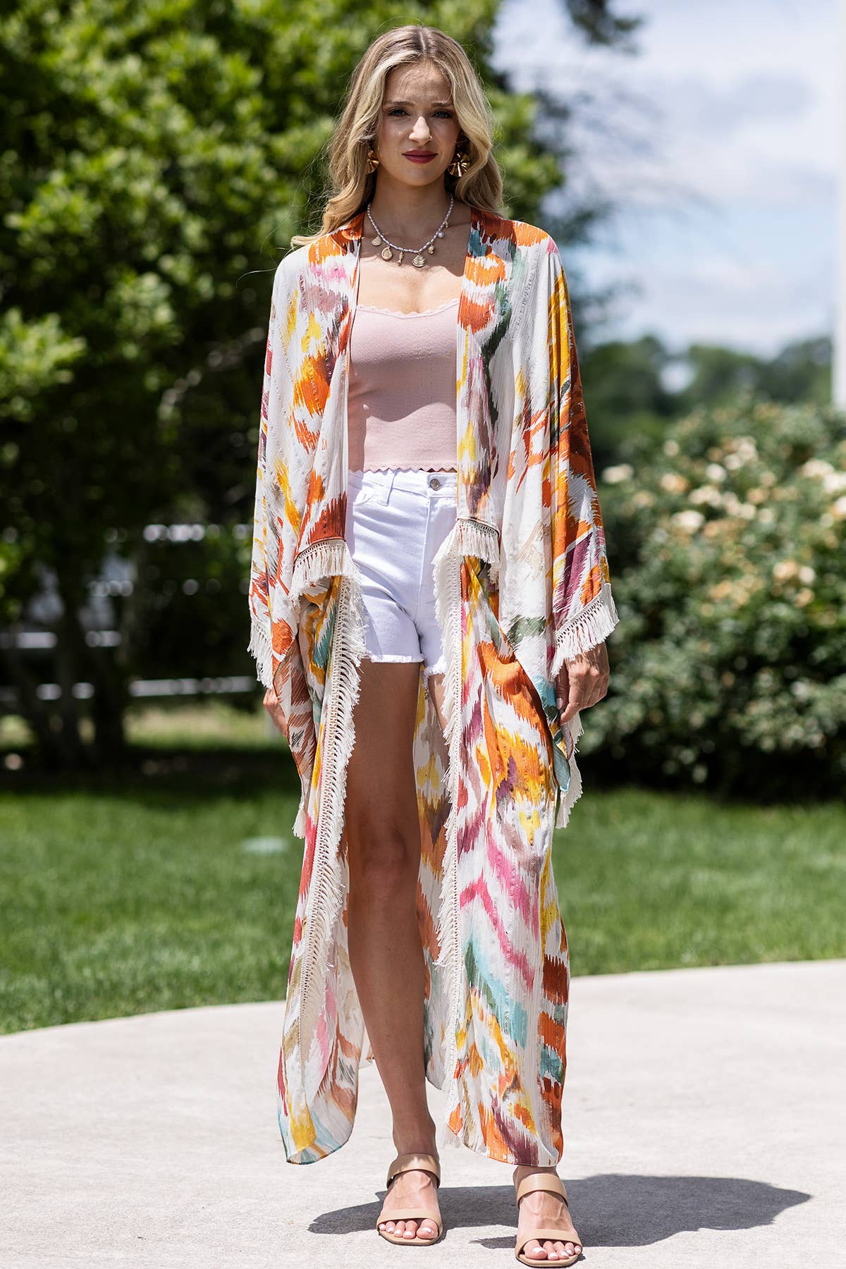 Malibu Sunset Kimono - ivyandlavyboutique Urbanista