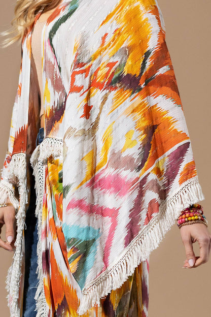 Malibu Sunset Kimono - ivyandlavyboutique Urbanista