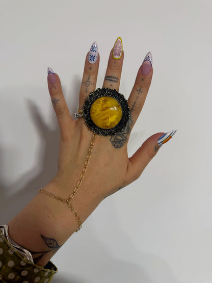 Marbled Sun Ring - ivyandlavyboutique ivyandlavyboutique