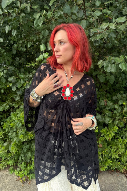Mary in Roses Necklace - ivyandlavyboutique ivyandlavyboutique