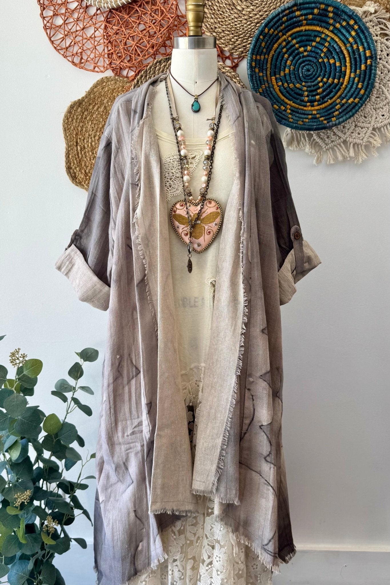 Mary’s Duster Jacket - ivyandlavyboutique I LOVE LINEN