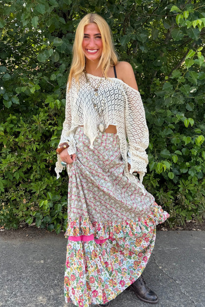 Mazzy’s Maxi Skirt - ivyandlavyboutique LA Skirts