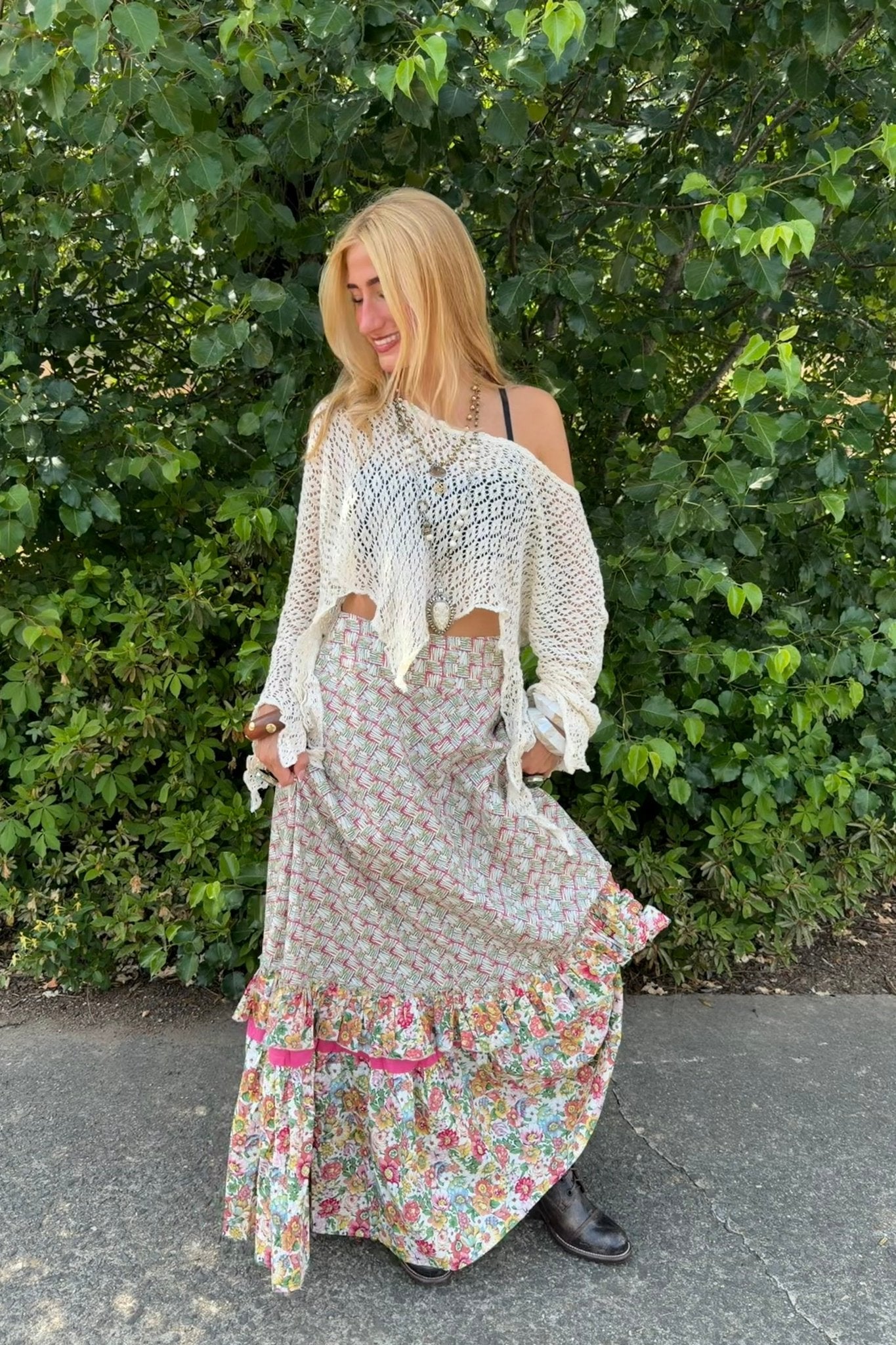 Mazzy’s Maxi Skirt - ivyandlavyboutique LA Skirts