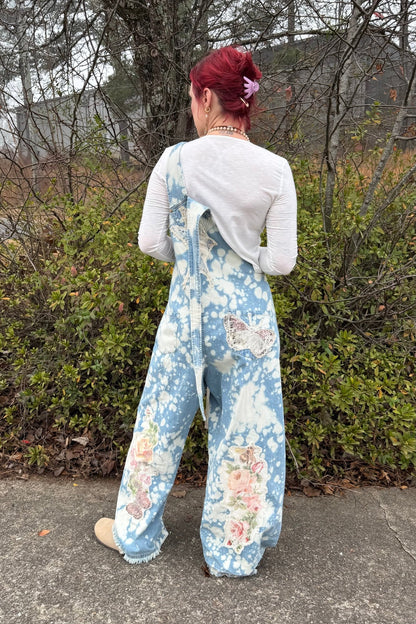 Meadow Bliss Patch Overalls - ivyandlavyboutique A Rare Bird Shop