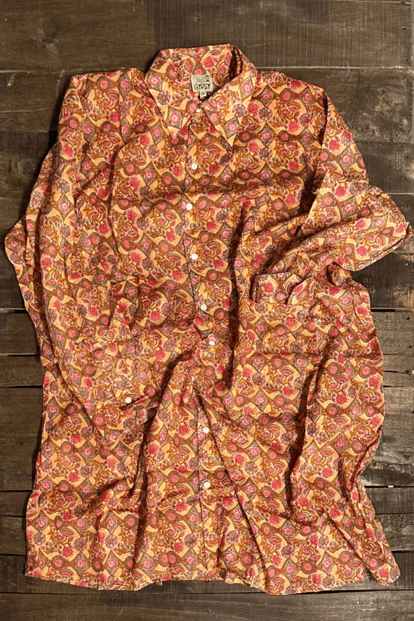 Meadows Strolls Duster Jacket in Peach Floral - ivyandlavyboutique Jaded Gypsy