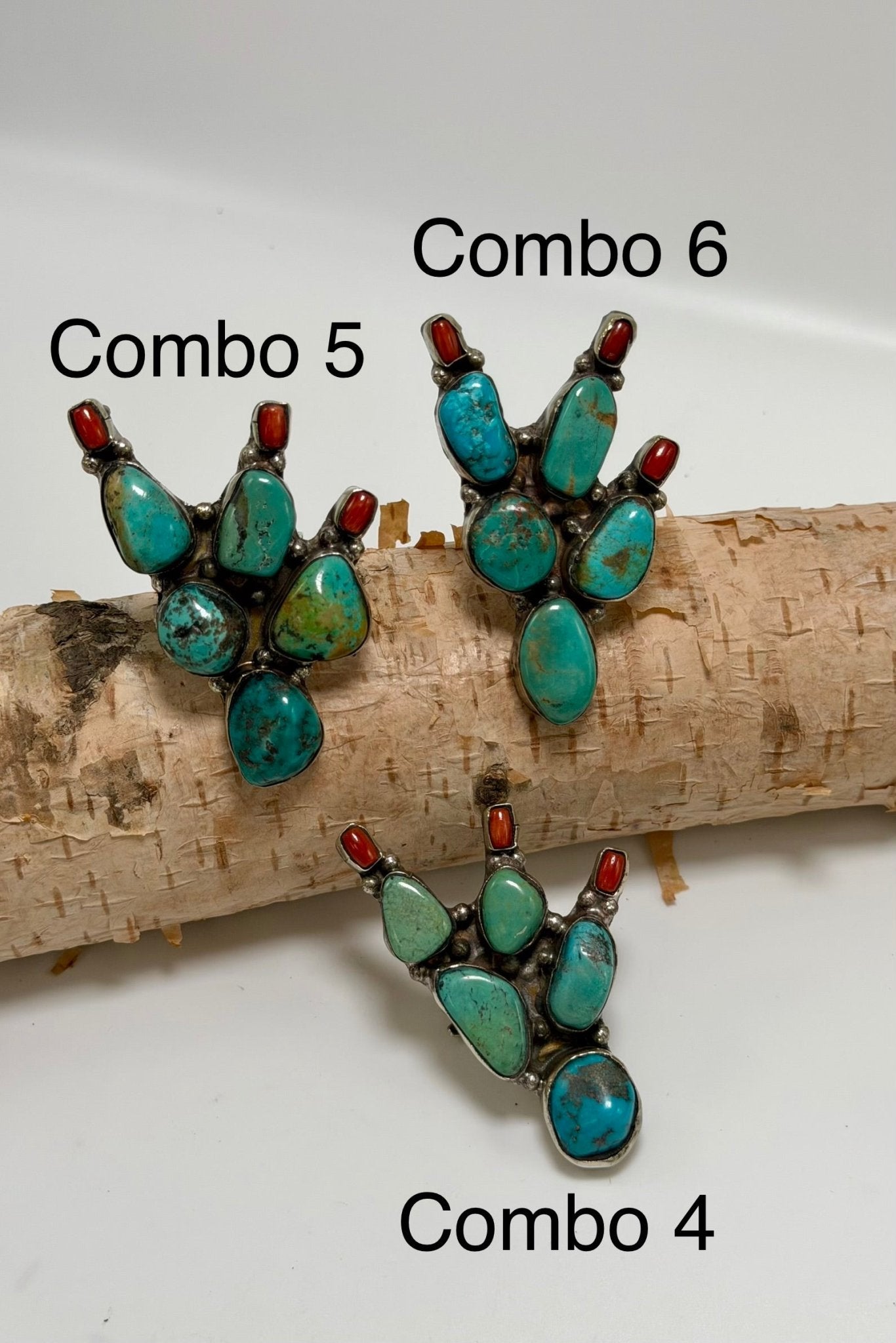 Med Cactus & Flowers Ring - ivyandlavyboutique ivyandlavyboutique