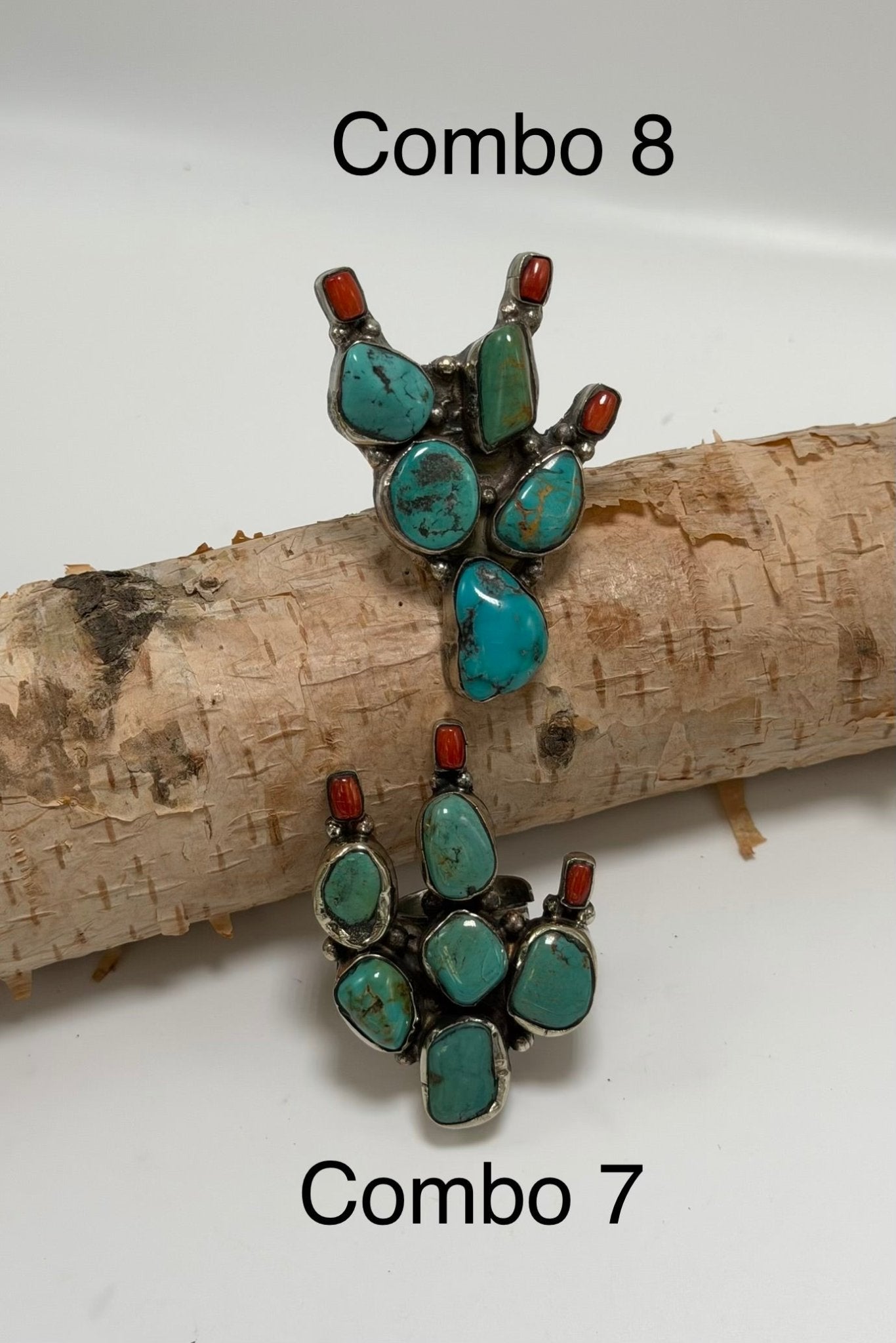 Med Cactus & Flowers Ring - ivyandlavyboutique ivyandlavyboutique
