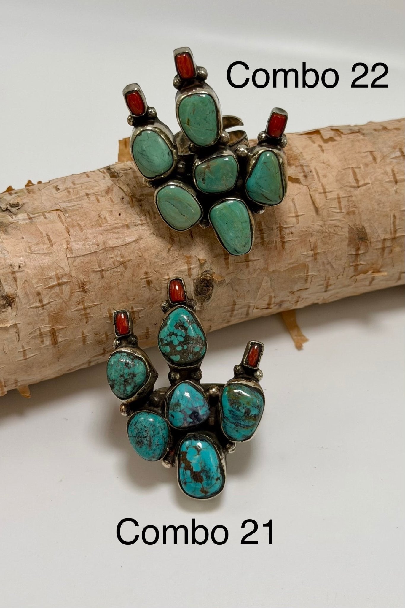 Med Cactus & Flowers Ring - ivyandlavyboutique ivyandlavyboutique