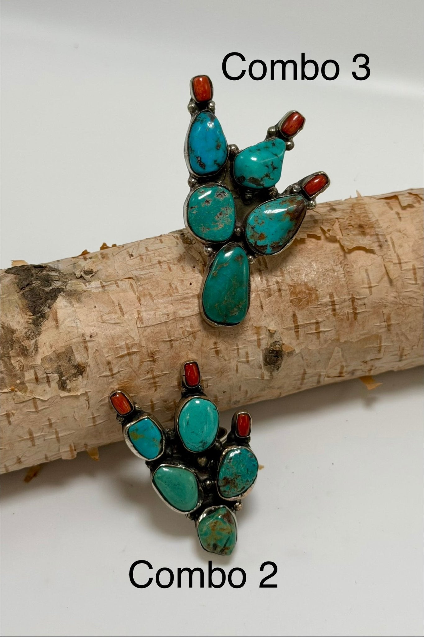 Med Cactus & Flowers Ring - ivyandlavyboutique ivyandlavyboutique