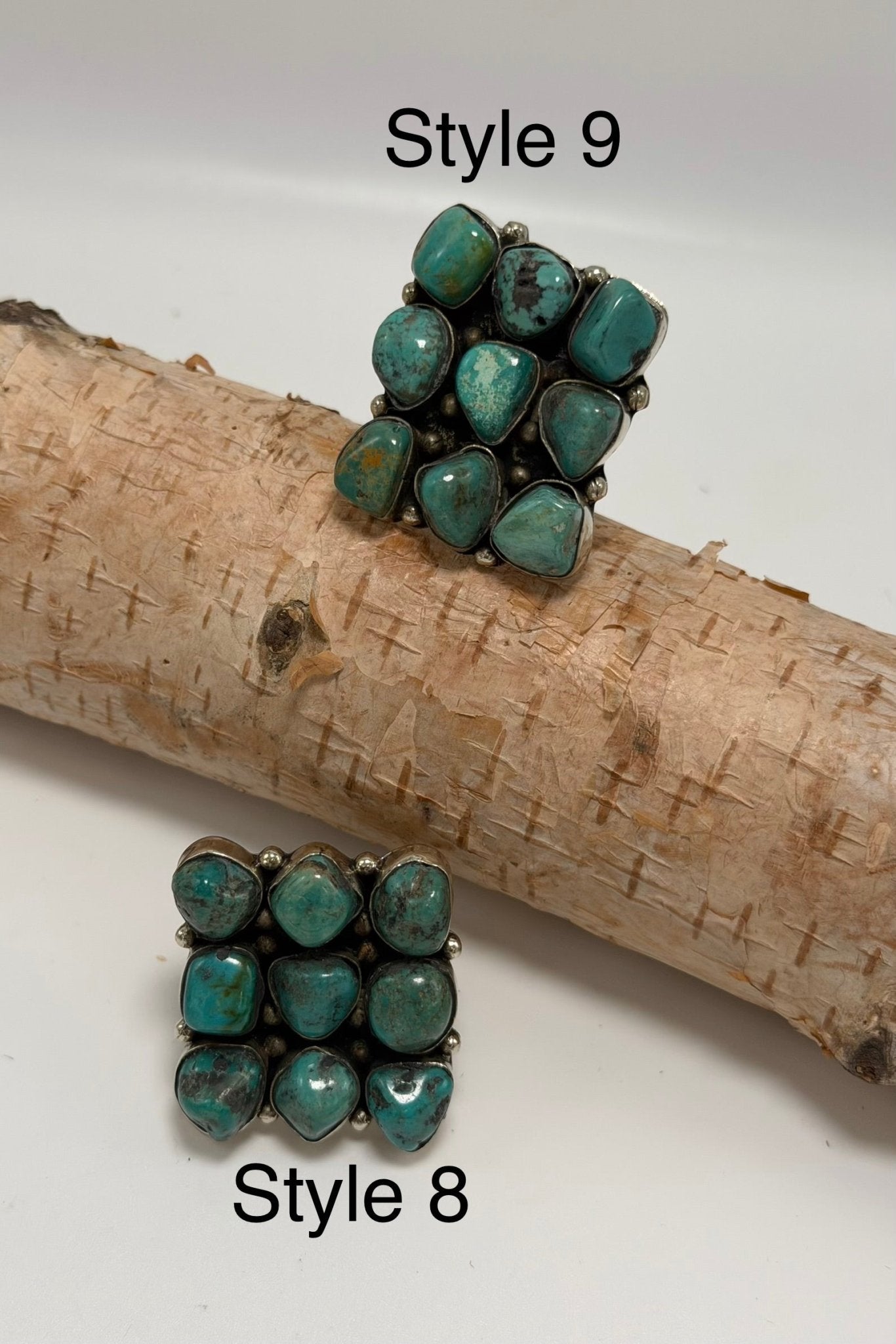 Med Turquoise Cubed Ring - ivyandlavyboutique ivyandlavyboutique