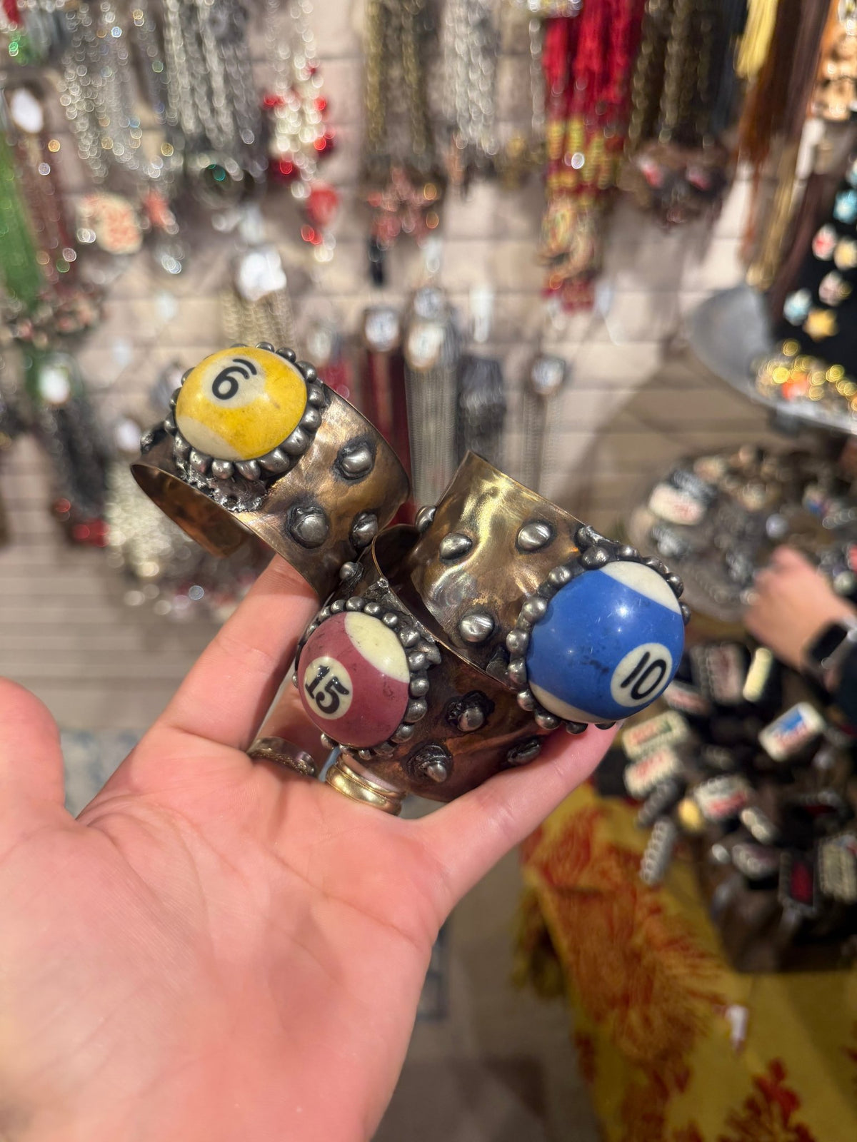 Medium Pool Ball Cuff - Boho Wanderlust Boutique Boho Wanderlust Boutique
