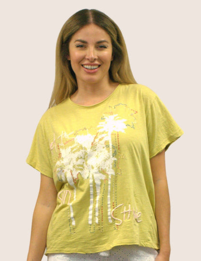 Mellow Yellow Tee - ivyandlavyboutique Caite & Kyla