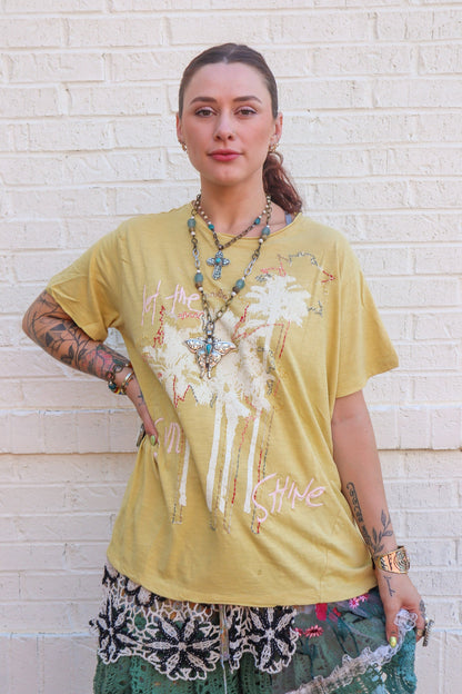 Mellow Yellow Tee - ivyandlavyboutique Caite & Kyla