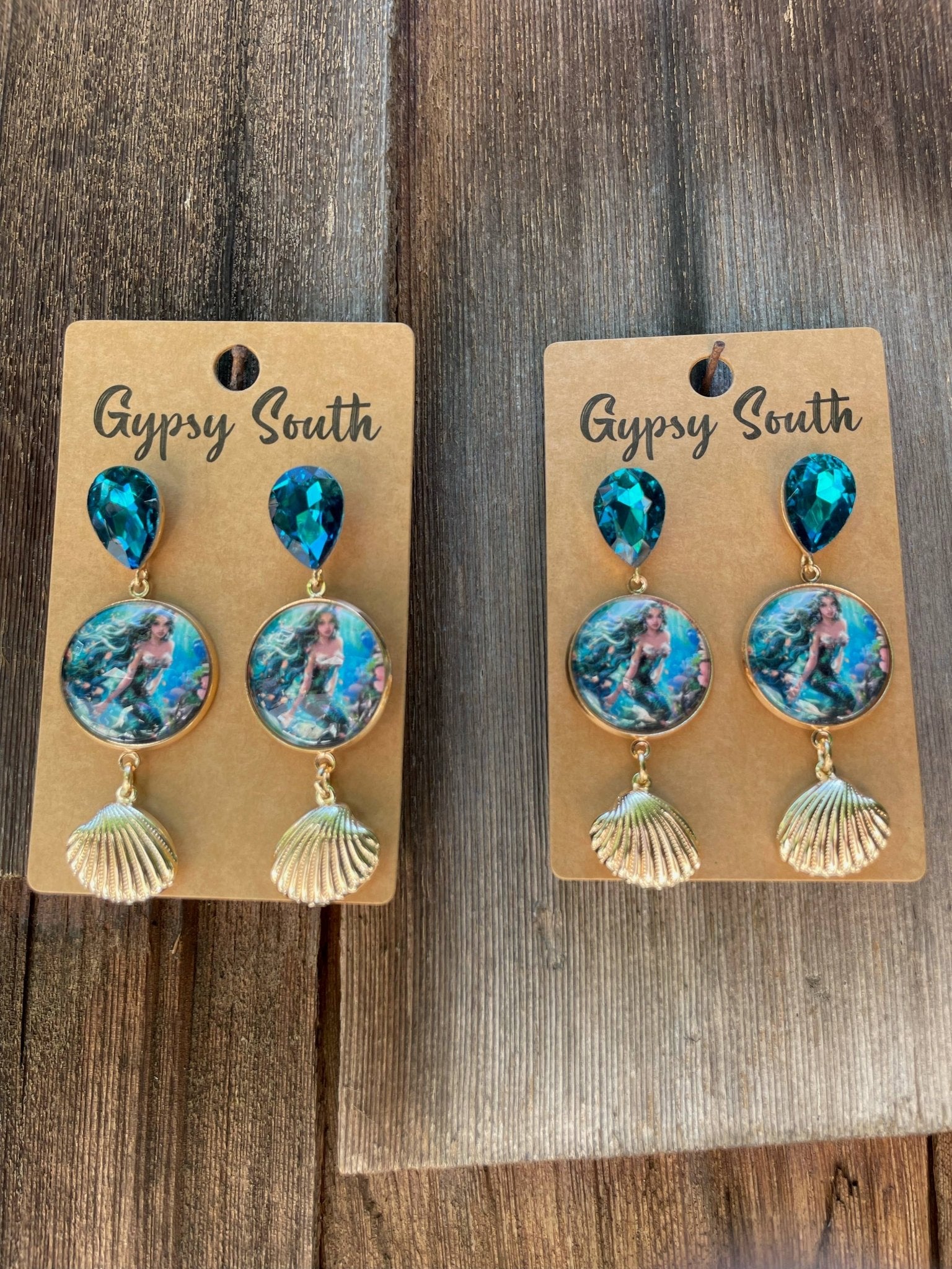 MERMAID EARRINGS - ivyandlavyboutique Gypsy South