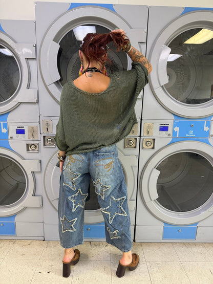 Mid Summer Bliss Crop Sweater - ivyandlavyboutique I LOVE LINEN