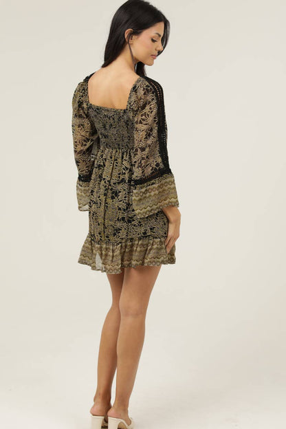 Midnight Mist Mini Dress - ivyandlavyboutique ANGIE