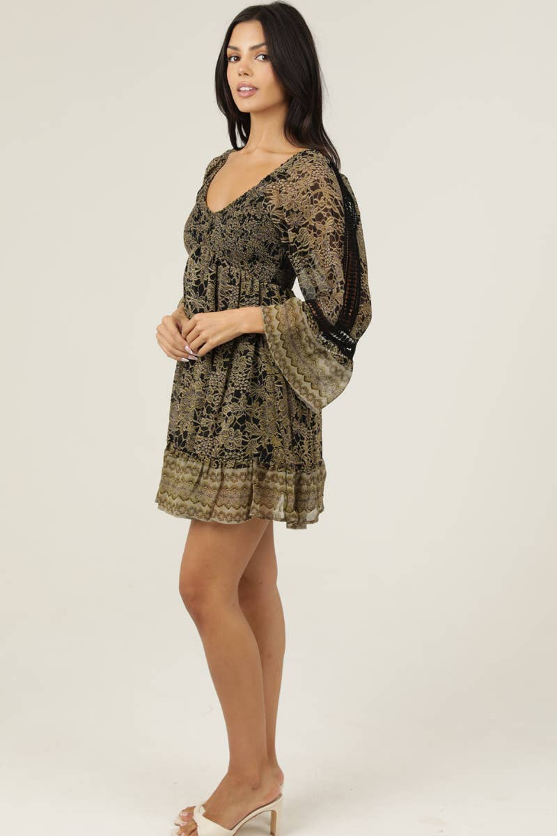 Midnight Mist Mini Dress - ivyandlavyboutique ANGIE
