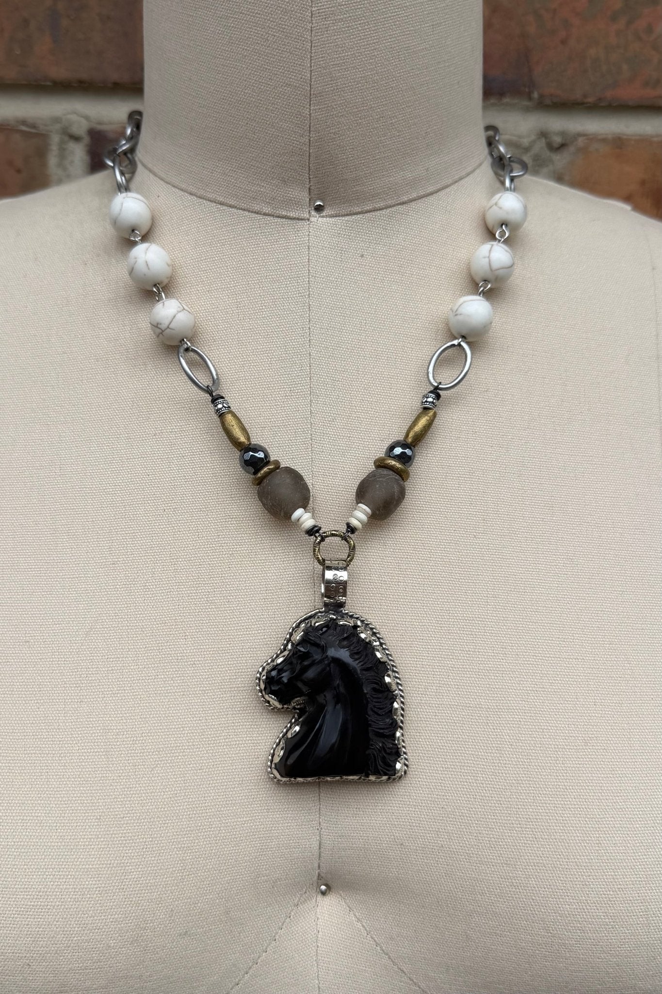 Midnight Run Wild Horse Shortie Necklace - ivyandlavyboutique ivyandlavyboutique
